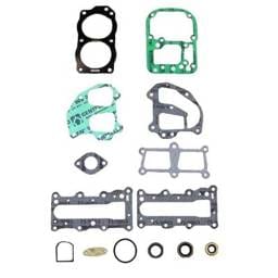 Powerhead Gasket Kit Compatible With 1993-2007 Johnson Evinrude 9.9 15 Hp 2-Cylinder Outboard Cross