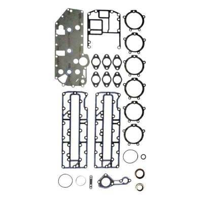 New Powerhead Gasket Kit Compatible With Mercury 3 Cyl 3.375 Bore Looper 75 Hp 3 Cyl 3.375 Bore