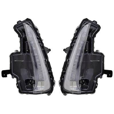 New Pair Of Daytime Running Lights Compatible With Toyota Prius Prime 1.8L 2017 2018 2019 2020 2021 thumbnail 3