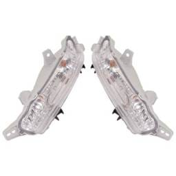 New Pair Of Daytime Running Lights Compatible With Honda Pilot 3.5L 2019 2020 2021 2022 By Part