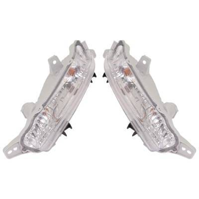 New Pair Of Daytime Running Lights Compatible With Honda Pilot 3.5L 2019 2020 2021 2022 By Part