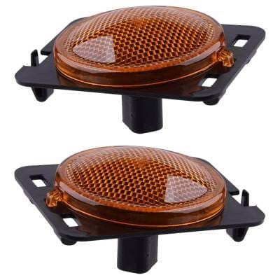 New Pair Of Daytime Running Lights Compatible With Jeep Wrangler Wrangler Jk 3.6L 3.8L 2007-2018 By