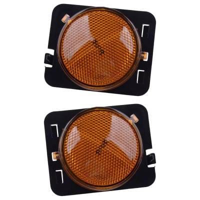 New Pair Of Daytime Running Lights Compatible With Jeep Wrangler Wrangler Jk 3.6L 3.8L 2007-2018 By thumbnail 3