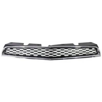 New Chrome Shell Grille Assembly Compatible With Chevrolet Equinox Ltz 6 Cyl 3.6L Equinox Ltz 6 Cyl