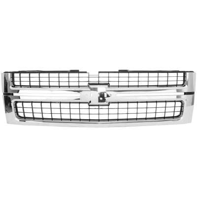 New Cross Bar Grille Assembly Compatible With Chevrolet Silverado 3500 Hd Ltz 8 Cyl 6.6L Silverado