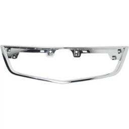Center Grille Trim Compatible With Acura Tl Sh-Awd 6 Cyl 3.7L Tl Base 6 Cyl 3.5L 2012-2014 Ac1202104
