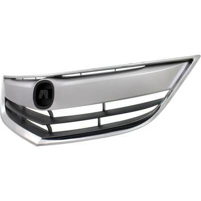 New Chrome Shell Grille Assembly Compatible With Acura Ilx Hybrid 4 Cyl 1.5L Ilx Dynamic 4 Cyl 2.4L