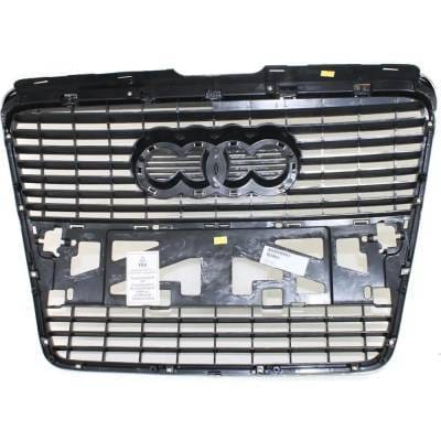 New Chrome Shell Grille Assembly Compatible With Audi A6 Quattro Base 8 Cyl 4.2L A6 Quattro Base 6 thumbnail 7
