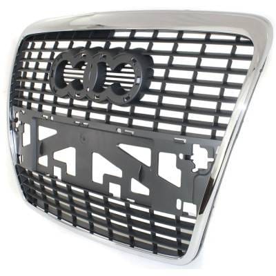 New Chrome Shell Grille Assembly Compatible With Audi A6 Quattro Avant 6 Cyl 3.2L A6 Quattro Base 8 thumbnail 3