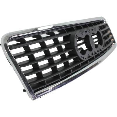 New Chrome Shell Grille Assembly Compatible With Audi A4 Quattro Avant 4 Cyl 1.8L A4 Quattro Base 4 thumbnail 5