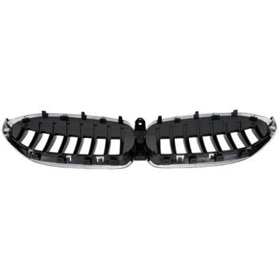 New Chrome Grille Assembly Compatible With Bmw 330I Base 4 Cyl 2.0L 330I Xdrive Base 4 Cyl 2.0L thumbnail 9