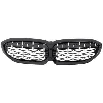 New Chrome Shell Grille Assembly Compatible With Bmw 330E Xdrive Base 4 Cyl 2.0L 330I Xdrive Base 4 thumbnail 3