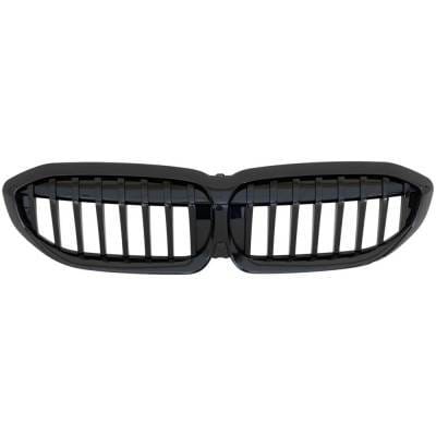 Black Grille Assembly Compatible With Bmw 330I Xdrive Base 4 Cyl 2.0L 330I Base 4 Cyl 2.0L 2019-2022 thumbnail 3