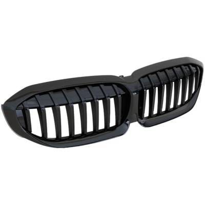 Black Grille Assembly Compatible With Bmw 330I Xdrive Base 4 Cyl 2.0L 330I Base 4 Cyl 2.0L 2019-2022 thumbnail 5