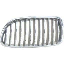 Left Grille Assembly Compatible With Bmw 550I Base 8 Cyl 4.4L 2011-2016 Bm1200200 51137261355