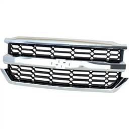 New Grille Assembly Compatible With Chevrolet Silverado 1500 Ld Lt 8 Cyl 5.3L Silverado 1500 Lt 6