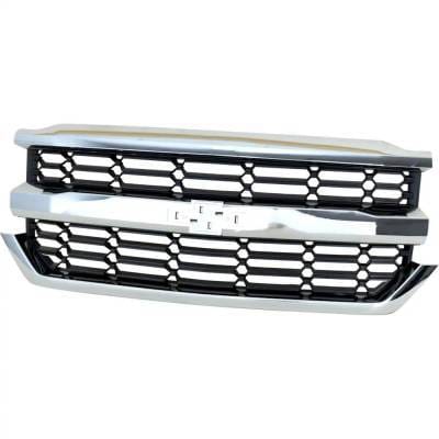 New Grille Assembly Compatible With Chevrolet Silverado 1500 Ld Lt 8 Cyl 5.3L Silverado 1500 Lt 6