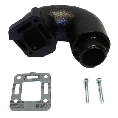 New 4'' Outlet Exhaust Riser Compatible With Mercruiser 2.5 Liter Gm 153 I/L4 153 Hp 3.0 Liter Gm