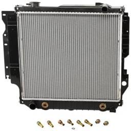 New Aluminum Radiator Compatible With Jeep Wrangler Base 6 Cyl 4.0L Wrangler Se 4 Cyl 2.5L Wrangler