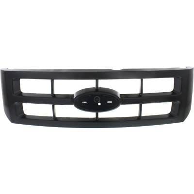 Ford Escape Limited Grille Assembly Compatible With 2008-2012 2.5L 3.0L Hybrid Painted Black Front