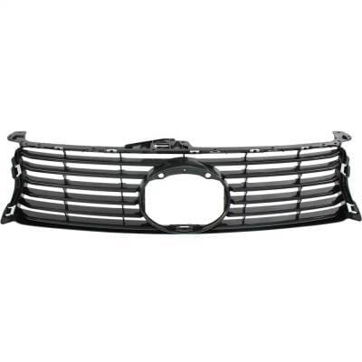 Gray Grille Assembly Compatible With Lexus Gs450h Base 6 Cyl 3.5L Gs350 Base 6 Cyl 3.5L 2013-2016 By