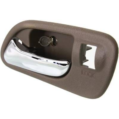 Front Left (Driver Side) Interior Door Handle Compatible With 1999-2006 Acura Tl Acura Mdx Brown thumbnail 3