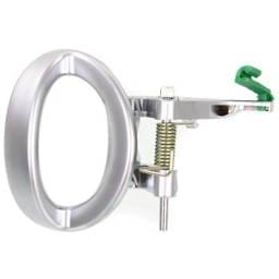 Front Driver Side Interior Door Handle Compatible With 2007-2011 Dodge Nitro Chrome Without Key Hole
