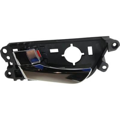Front Driver Side Interior Door Handle Compatible With 2012-2017 Hyundai Veloster Chrome With Lock