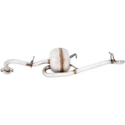 New Stainless Steel Muffler Compatible With Toyota Prius Base 4 Cyl 1.5L Prius Touring 4 Cyl 1.5L