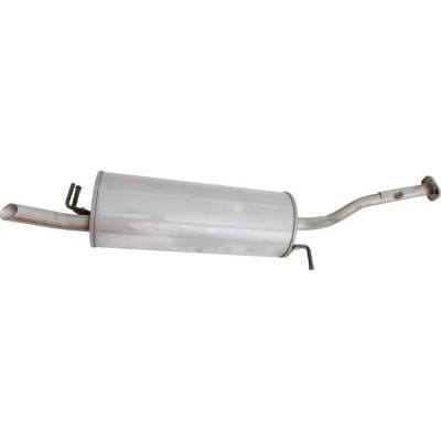 New Stainless Steel Muffler Compatible With Toyota Prius Touring 4 Cyl 1.5L Prius Base 4 Cyl 1.5L thumbnail 11