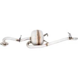 New Stainless Steel Muffler Compatible With Toyota Yaris L 4 Cyl 1.5L Yaris Se 4 Cyl 1.5L Prius