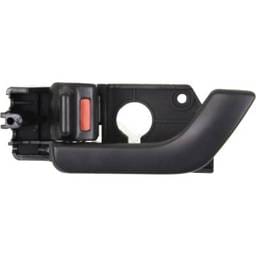 Front Driver Side Interior Door Handle Compatible With 2003-2008 Hyundai Tiburon Black With Lock