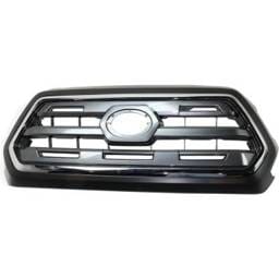 Chrome Shell Grille Assembly Compatible With Toyota Tacoma Limited 6 Cyl 3.5L 2016-2017 To1200409