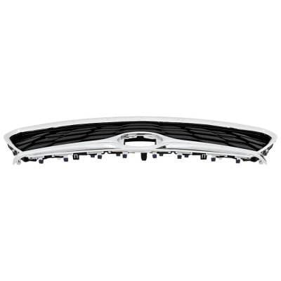 New Black Shell Grille Assembly Compatible With Toyota Highlander Hybrid Limited 4 Cyl 2.5L thumbnail 9