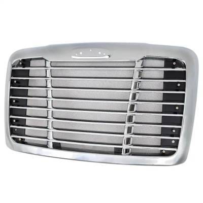 New Chrome Grille Assembly Compatible With Freightliner Cascadia 126 6 Cyl 14.8L Cascadia 125 6 Cyl