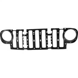 New Black Grille Trim Compatible With Jeep Wrangler Unlimited Willys Wrangler Unlimited Freedom
