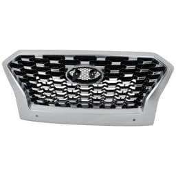 New Chrome Grille Assembly Compatible With Hyundai Palisade Ultimate Calligraphy 6 Cyl 3.8L Palisade
