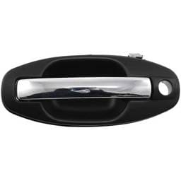 Front Driver Side Exterior Door Handle Compatible With 2001-2006 Hyundai Santa Fe Chrome Lever With