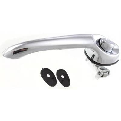 Front Left (Driver Side) Exterior Door Handle Compatible With 2001-2010 Chrysler Pt Cruiser Chrome thumbnail 5