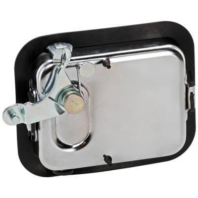 Front Driver Side Exterior Door Handle Compatible With 1981-1986 Jeep Scrambler Jeep Cj7 Chrome thumbnail 9