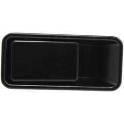Front Driver Side Exterior Door Handle Compatible With 1987-2006 Jeep Wrangler Smooth Black Without
