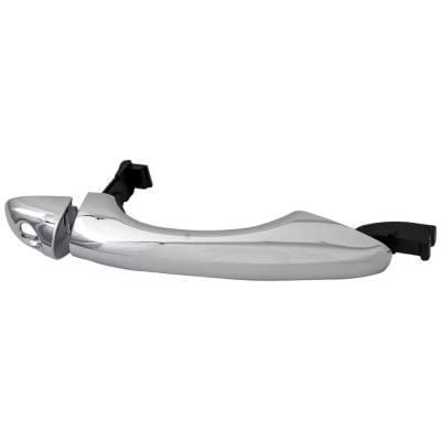 Front Or Rear Driver Side Exterior Door Handle Compatible With 2016-2020 Kia Sorento Chrome Without thumbnail 3