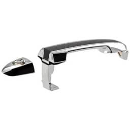 Front Left (Driver Side) Exterior Door Handle Compatible With 2006-2010 Hyundai Sonata Chrome Lever