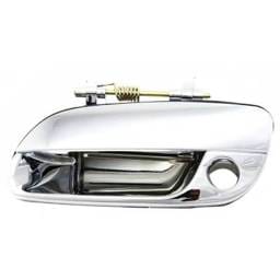 Front Driver Side Exterior Door Handle Compatible With 2001-2006 Hyundai Elantra Chrome With Key