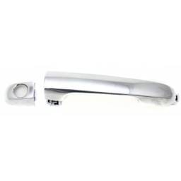 Front Driver Side Exterior Door Handle Compatible With 2007-2012 Hyundai Elantra Chrome With Key