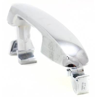 Front Driver Side Exterior Door Handle Compatible With 2007-2012 Hyundai Elantra Chrome With Key thumbnail 3