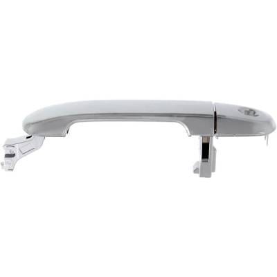 Front Driver Side Exterior Door Handle Compatible With 2007-2012 Nissan Versa Chrome With Key Hole thumbnail 7