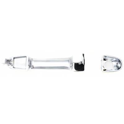 Front Left (Driver Side) Exterior Door Handle Compatible With 2007-2012 Hyundai Elantra Chrome With thumbnail 9