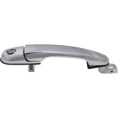 Front Driver Side Exterior Door Handle Compatible With 2005-2009 Hyundai Tucson Chrome With Key Hole thumbnail 7
