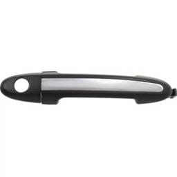 Front Driver Side Exterior Door Handle Compatible With 2007-2012 Hyundai Santa Fe Chrome With Key